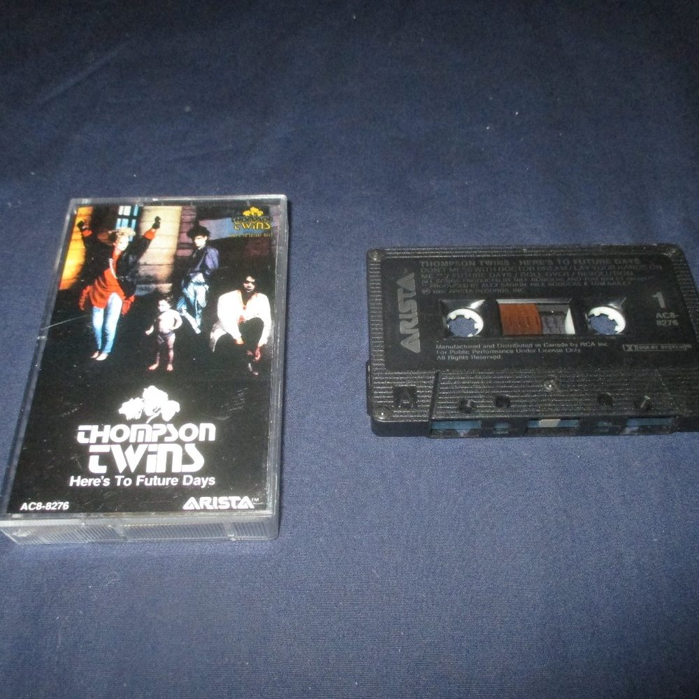 Thompson Twins - Here's to Future Days on cassette (Arista Records Canada, 1985)